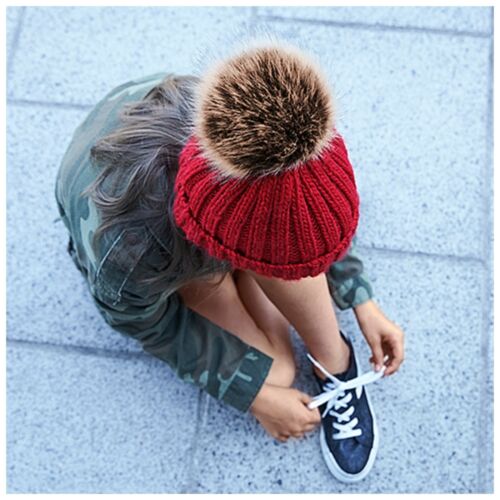 pomkin Mini Red Pomkin With Natural Pom