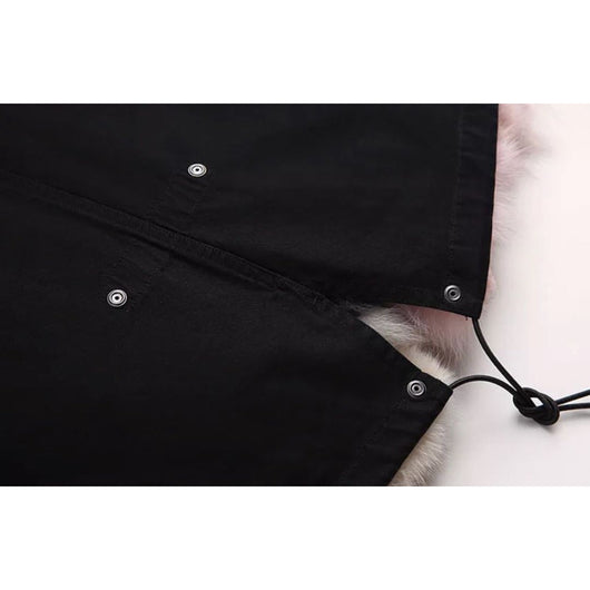 Pomkin Natural Fur Black Parka