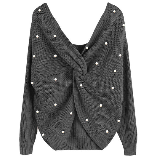 Pomkin Pearl Criss Cross Sweater