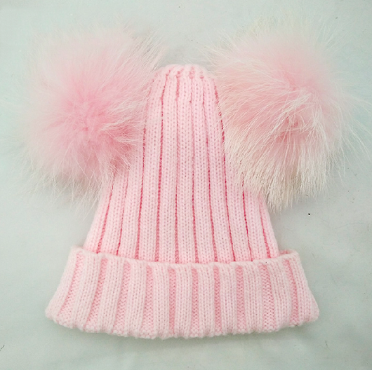 Pomkin Pink Double Pomkin Hat
