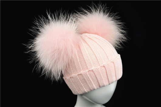 Pomkin Pink Double Pomkin Hat