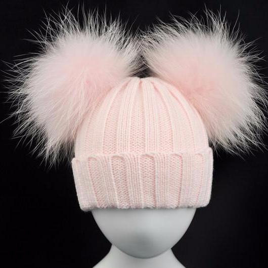 pomkin Pink Double Pomkin Hat