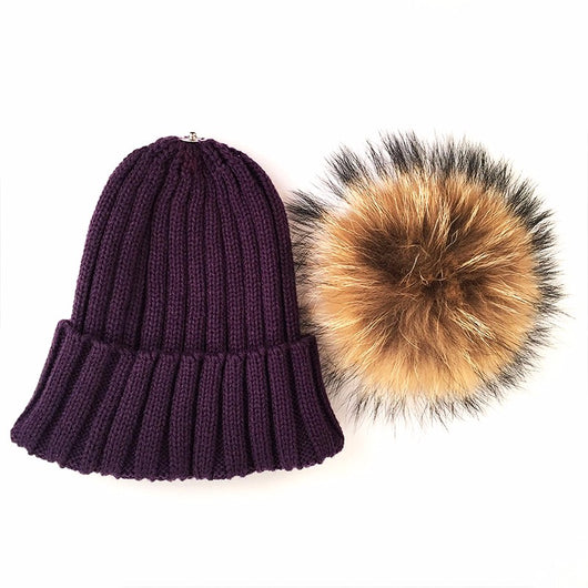 Pomkin Purple Fur Pomkin Hat
