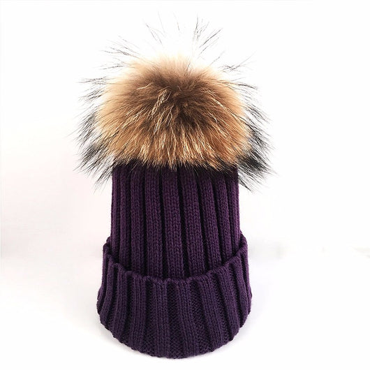 pomkin Purple Fur Pomkin Hat