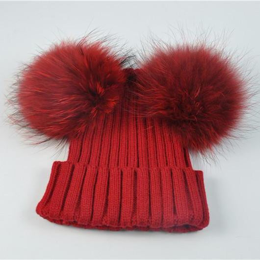 Pomkin Red Double Pomkin Hat