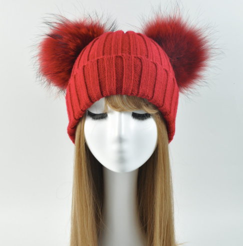 pomkin Red Double Pomkin Hat