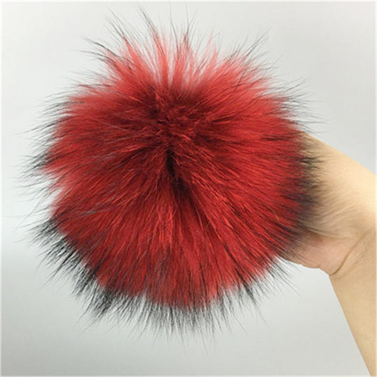 Pomkin Red Fur Pom Pom