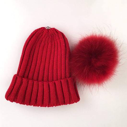 Pomkin Red Fur Pomkin Hat