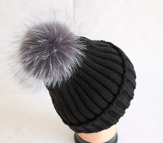 Pomkin Silver Fox Pom Pom
