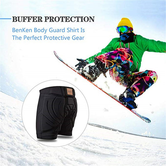 Pomkin Ski Snowboard Butt Guard With Pads