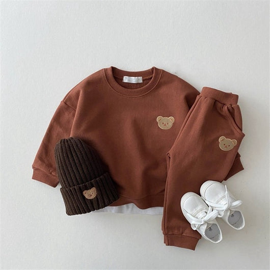 Pomkin Teddy Bear Sweatshirt & Jogger Pants- Set