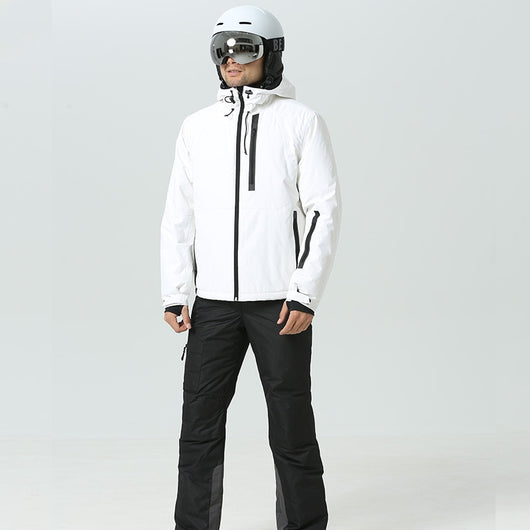 pomkin White and Black Ski Set
