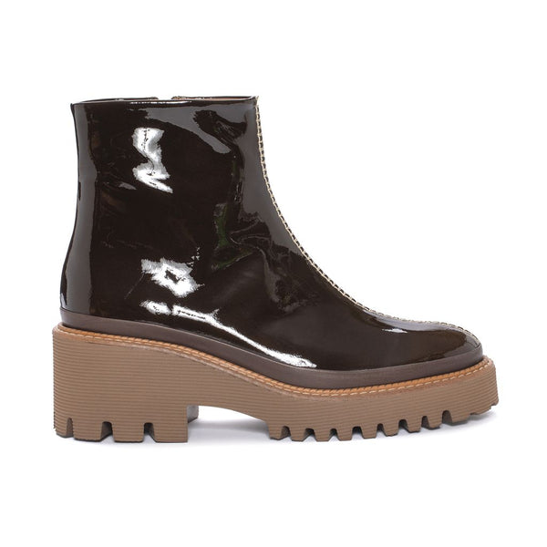 Pons Quintana BOTIN PLATAFORMA CARMEN VERNICE EBANO