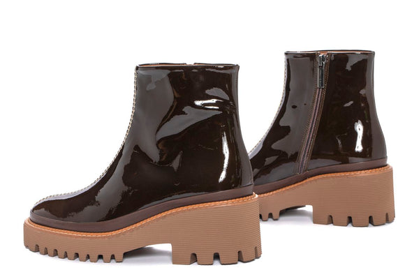 Pons Quintana BOTIN PLATAFORMA CARMEN VERNICE EBANO