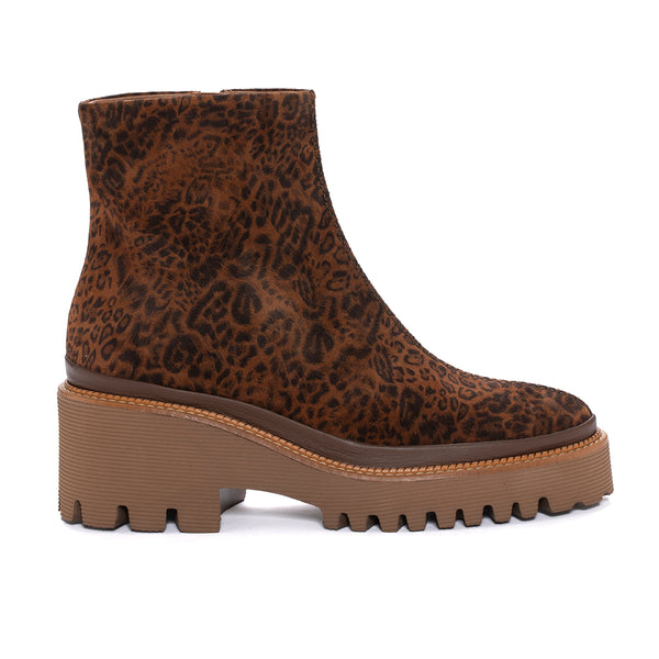 pons quintana CARMEN LEOPARDINO LEATHER PLATFORM BOOT