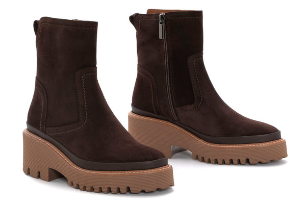 Pons Quintana CARMEN VELOUR EXPRESS PLATFORM ANKLE BOOT