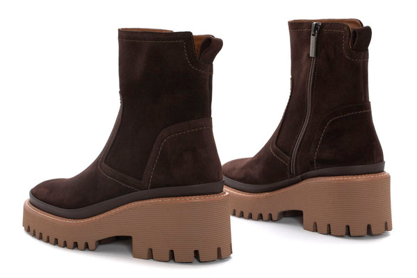 Pons Quintana CARMEN VELOUR EXPRESS PLATFORM ANKLE BOOT