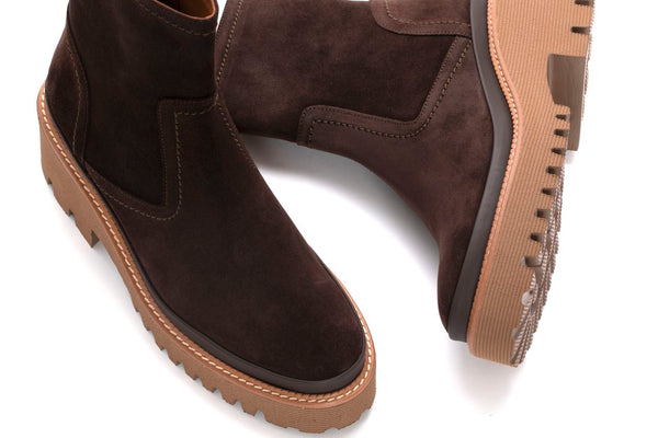 Pons Quintana CARMEN VELOUR EXPRESS PLATFORM ANKLE BOOT