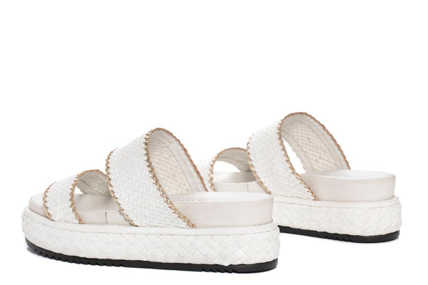 Pons Quintana MAIKA WET MILK/PLATINO PLATFORM SANDAL