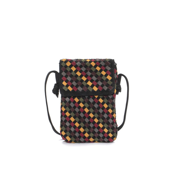 pons quintana MOBILE PHONE CROSSBODY BAG V207 BLACK C/3