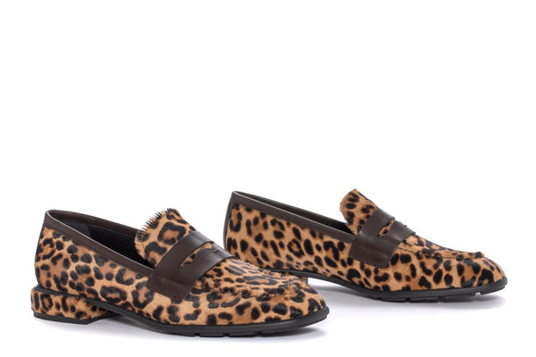 Pons Quintana MOLLY PONY MACULATTO BEIGE FLAT MOCCASIN