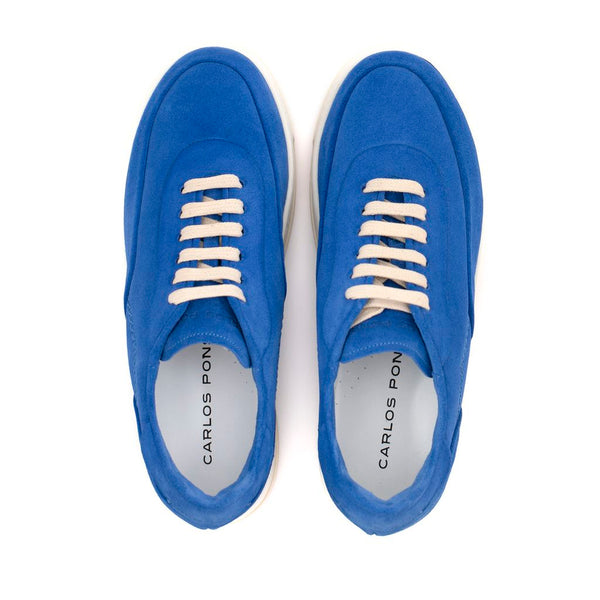 Pons Quintana AMBER VELOUR BLUE SNEAKER