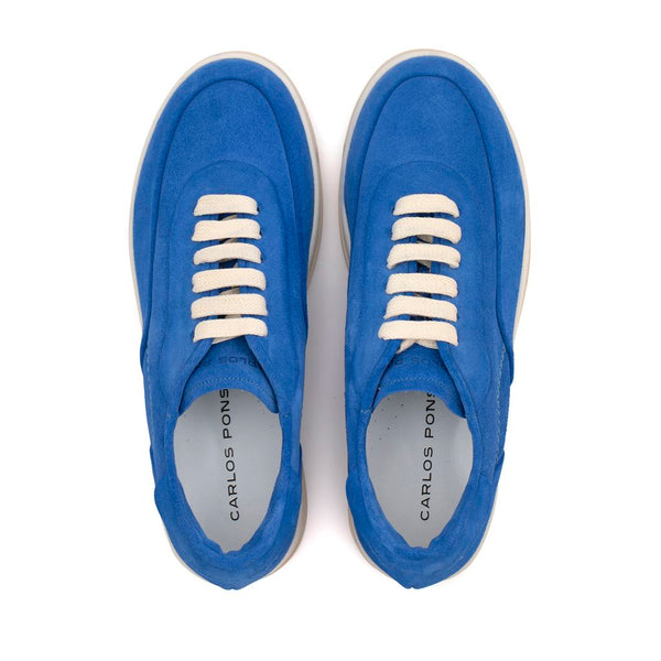 Pons Quintana AMBER VELOUR BLUE SNEAKER