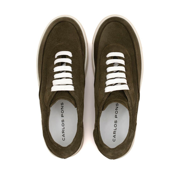 Pons Quintana AMBER VELOUR OLIVE SNEAKER