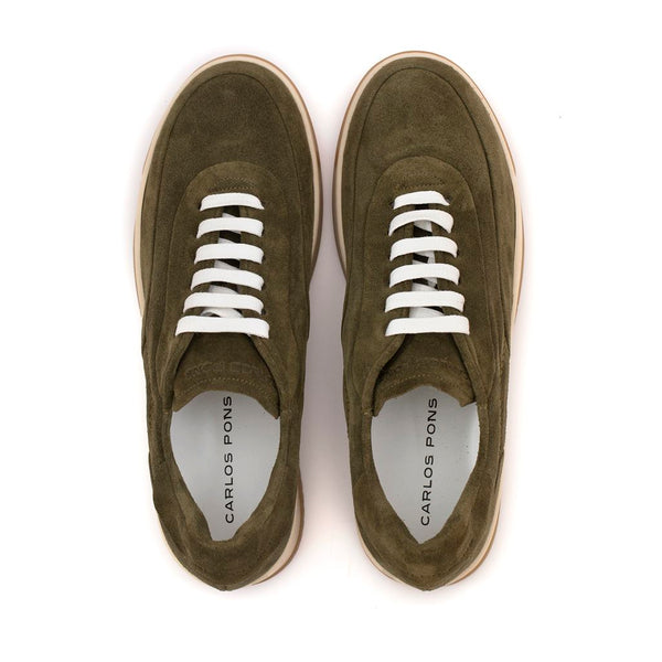 Pons Quintana AMBER VELOUR OLIVE SNEAKER