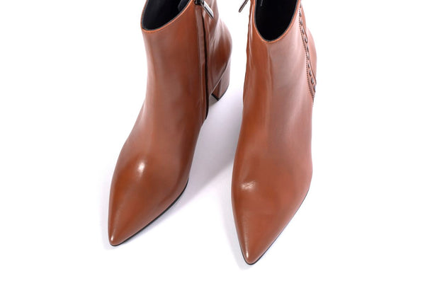 Pons Quintana APRIL BABY CALF LEATHER HEEL BOOT