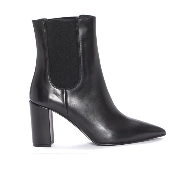 pons quintana APRIL BLACK BABY CALF HEEL BOOT