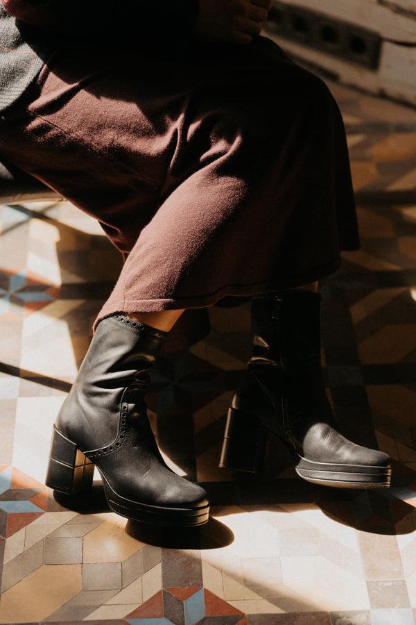 pons quintana Baby Calf Express Heeled Bootie