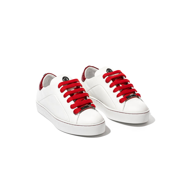 Pons Quintana BASIC SNEAKERS WHITE - RED