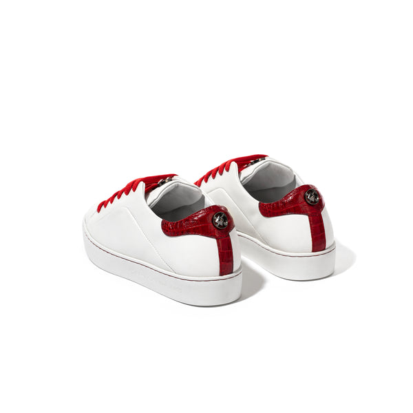 Pons Quintana BASIC SNEAKERS WHITE - RED