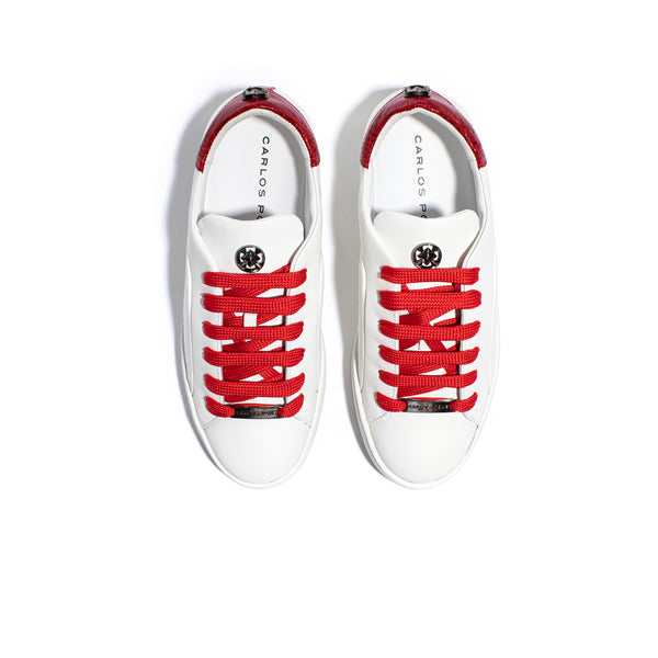 Pons Quintana BASIC SNEAKERS WHITE - RED