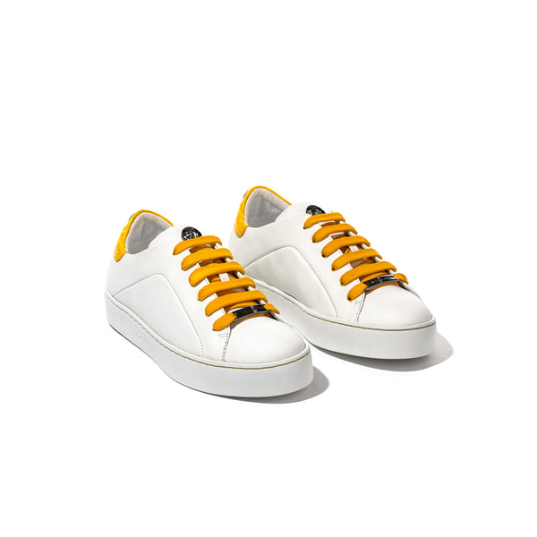 Pons Quintana BASIC SNEAKERS WHITE - YELLOW