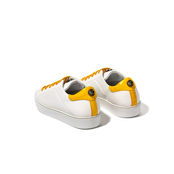 Pons Quintana BASIC SNEAKERS WHITE - YELLOW