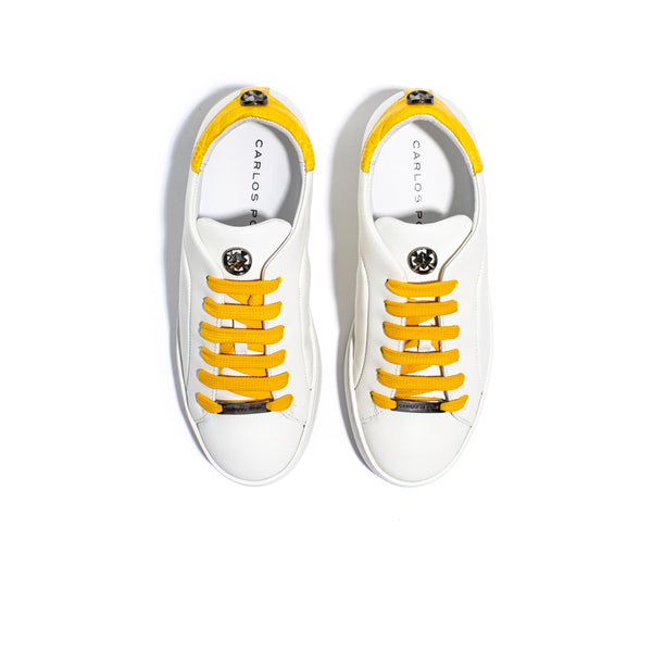 Pons Quintana BASIC SNEAKERS WHITE - YELLOW