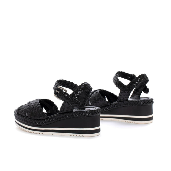 Pons Quintana BLACK PADOVA PLATFORM SANDAL