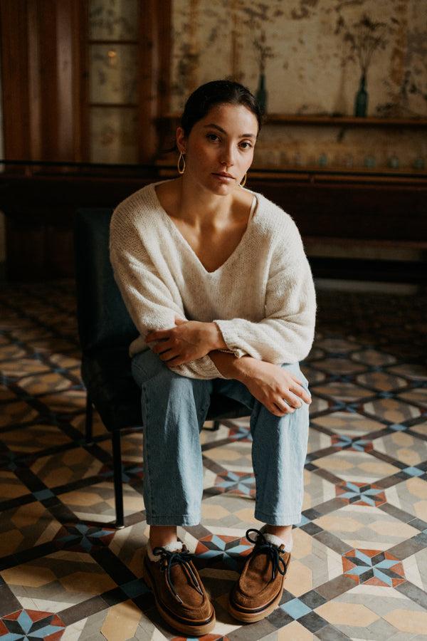 pons quintana BLUCHER PLATFORM YANNY VELOR TOFFE