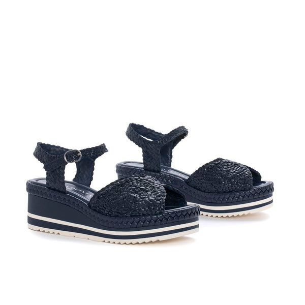 Pons Quintana BLUE PADOVA PLATFORM SANDAL