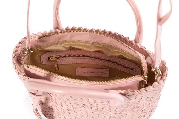 Pons Quintana BOLSO DE MANO V210 TRENZADO NUDE