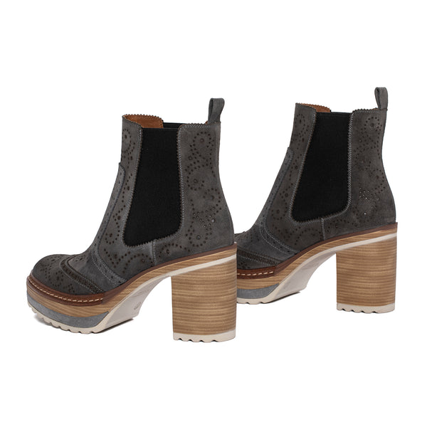 Pons Quintana BOOT HEEL OLIVIA VELOR PELTRO