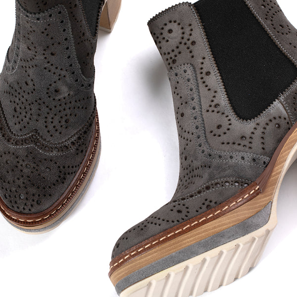 Pons Quintana BOOT HEEL OLIVIA VELOR PELTRO