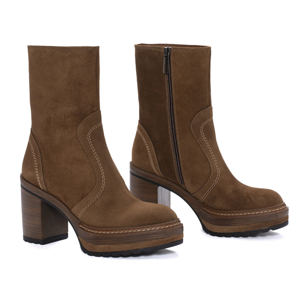 Pons Quintana BOOT HEEL OLIVIA VELOR TOFFE