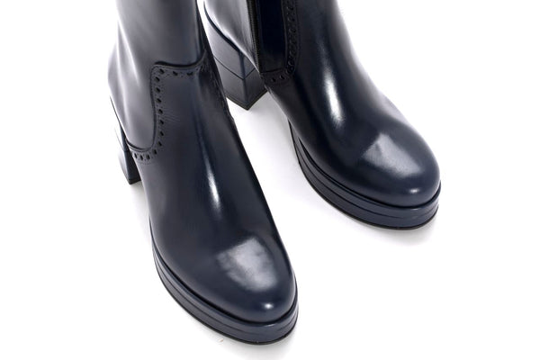 Pons Quintana BRISA NEPAL COBALT HEEL ANKLE BOOT