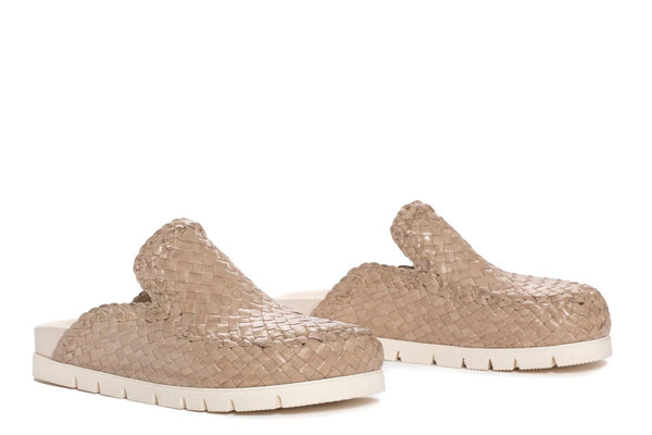Pons Quintana Caiman Taupe Flat Sandal