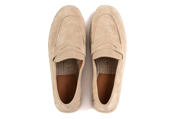 Pons Quintana Camel Jaspe Velour Espadrilles