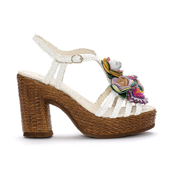 pons quintana CANNES WET MILK HEELED SANDAL