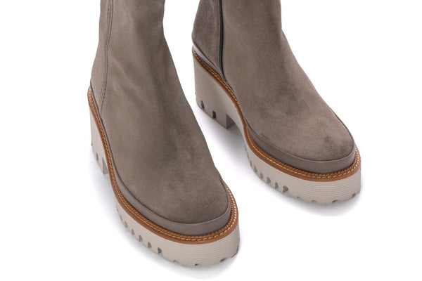 Pons Quintana CARMEN VELOR PLATFORM BOOT TOPO